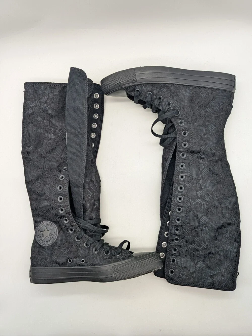 Converse Chuck Taylor All Star XX High Women's Size 6.5 Black Lace Shoes A15661C